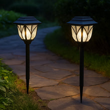 Solar Pathway Lights Outdoor Garden Lights (2 Pcs Set)