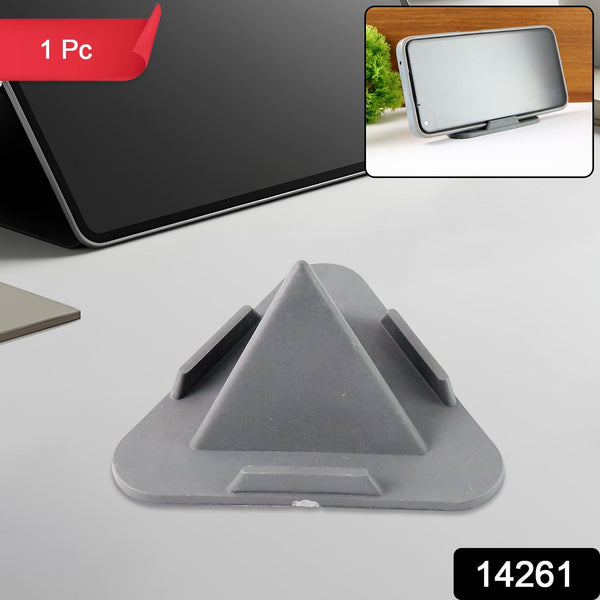 Grey Pyramid Phone Stand