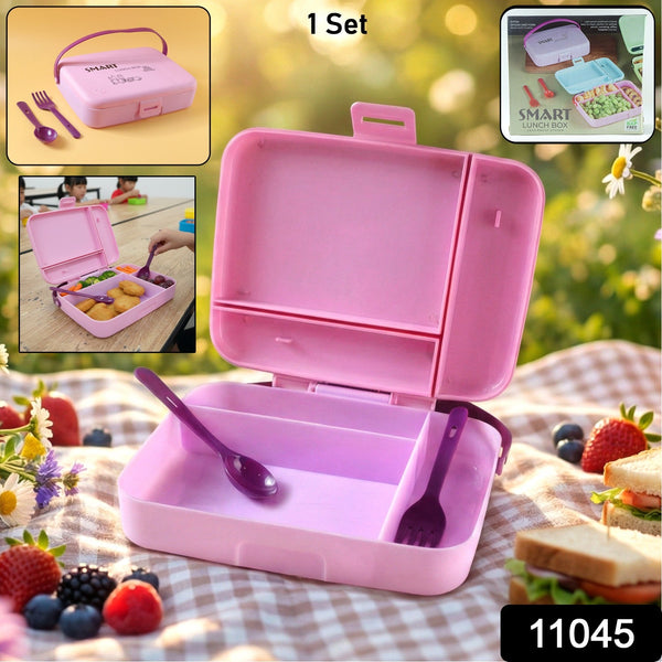 Multi compartment food storage lunch box