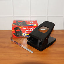 Heavy-Duty Metal 2-Hole Paper Punch Machine