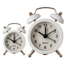 Small Twin-Bell Analog Alarm Clock - (1 Pc)