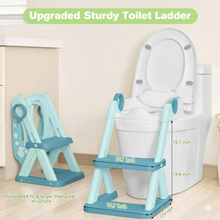 2 In 1 Potty Training Toilet Seat with Step Stool Ladder For Toddlers