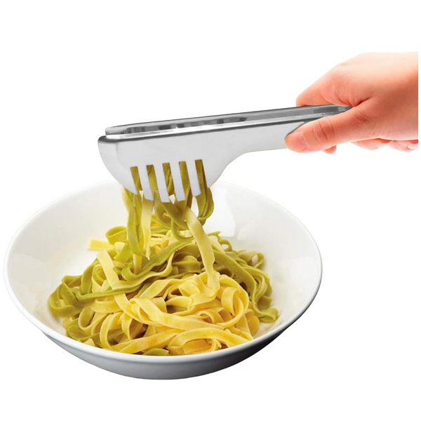 Stainless Steel Multipurpose Serving Tong – 2-in-1 Pasta & Salad Tong (1 Pc)