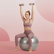 Heavy Duty Gym Ball Non-Slip Stability Ball with Foot Pump for Total Body Fitness