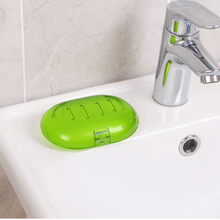 Wall-Mounted Plastic Soap Dish Holder for Bathroom & Kitchen