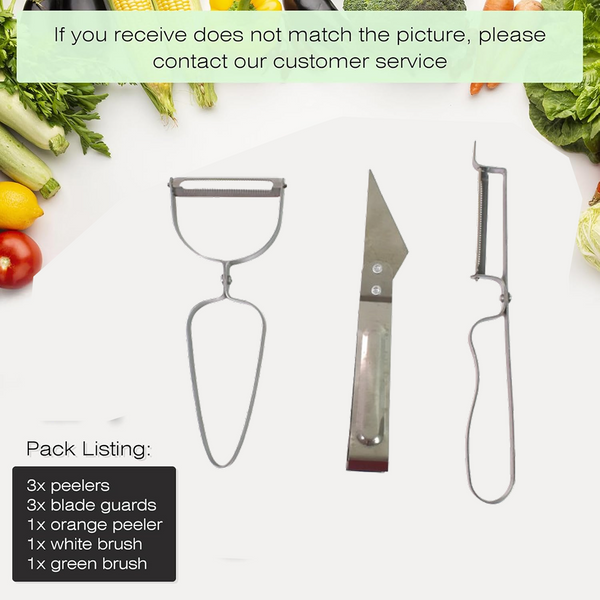 Multifunctional Peeler, Grater for Vegetable Fruit (3 Pcs Set)