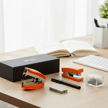 Kangaro 5-in-1 Stationery Gift Set Stapler, Staples, Staple Remover, Tape Dispenser