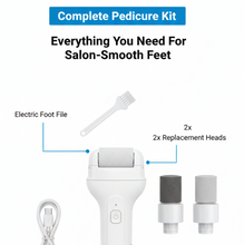 Portable Electric Foot File – Rechargeable Callus Remover & Pedicure Tool Smooth Feet