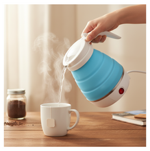 Silicone Foldable Collapsible Electric Water Kettle Camping Boiler