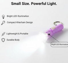 Mini LED Flashlight Keychain Torch (Mix Color & 1 Pc)