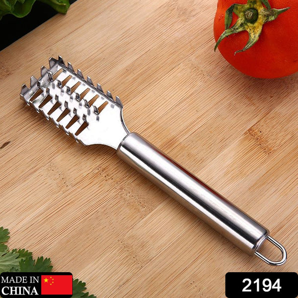 Stainless Steel Fish Scale Remover Scraper – Sawtooth Kitchen Tool