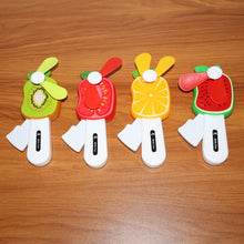 Mini Hand Pressure Fruit-Shaped Fan for Kids (1 Pc / Mix Design)