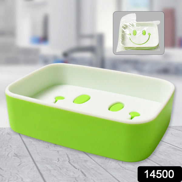 Portable Travel Soap Dish Box – Cute Cartoon Smile Face Draining Container