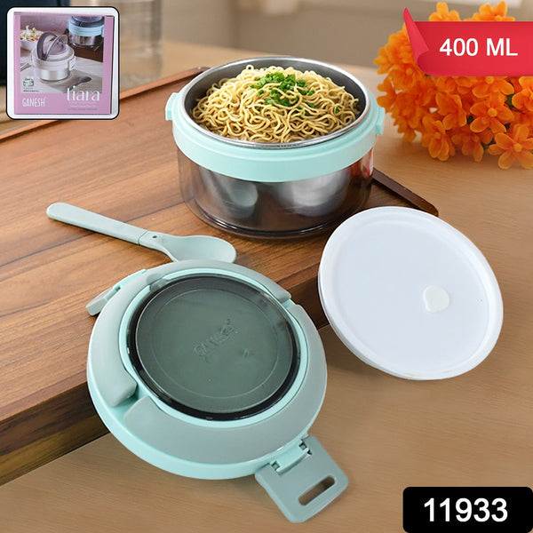 Ganesh Tiara 400ml Steel Tiffin Box 