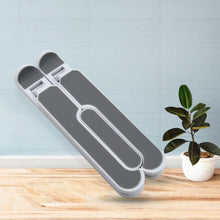 Tablet stand with built-in foldable legs