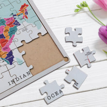 Wooden India Map Puzzle - (1 Set)