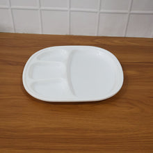 Plastic Large Compartment Dinner Plate / Thali with 4 Sections