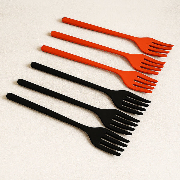 Silicone Flexible Forks, Silicone Cooking Fork (6 Pcs)