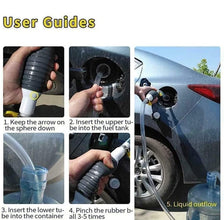 Portable Fuel Transfer Pump Kit for Petrol, Diesel & Liquids