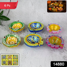 Decorative Clay Diyas