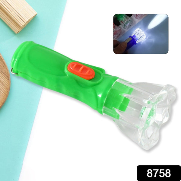 Small Plastic LED Torch – Cute & Handy Pocket Flashlight for Kids (1 Pc)