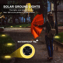 4 Pack Solar Ground Lights