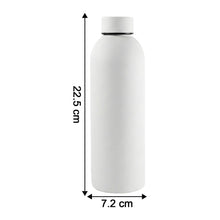 Stainless Steel Double Wall Vacuum-Insulated Drink Water (White / 500 ML Approx)