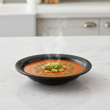 Premium Deep Black Curry Soup Serving Bowl (1 Pc)