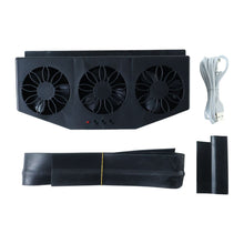 Triple Fan Plug & Play Car Exhaust Ventilation System (1 Set)