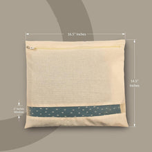 Zip Closure Saree Storage Bag (14.5×16.5 Cm, 1 Pc)