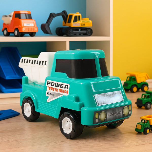 Kids power dumper truck toy