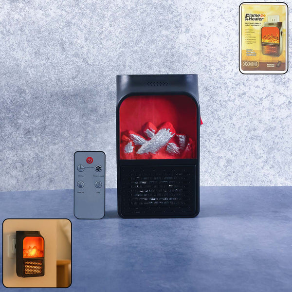Portable Electric Fireplace lamp LED Flame Heater (1000w / 1 Pc)