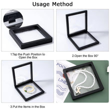 Transparent Jewellery Display Box (9x9 cm / 1 Pc / Mix Color)