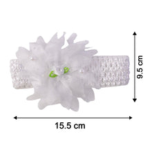 Cute Soft Elastic Floral Baby Headband Stylish Stretchable Hair Band (1 Pc)
