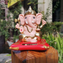 Solar-Powered Dancing Ganesha Idol – Decorative Lord Ganpati Showpiece with Movement