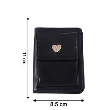 Compact Snap Button Card Holder Wallet (1 Pc)
