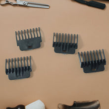 Electric Hair Trimmer with Precision Blade and Multiple Comb Attachments