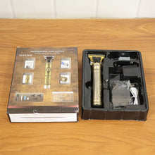 Electric Hair Trimmer with Precision Blade and Multiple Comb Attachments