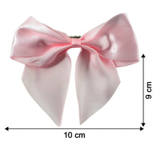 Elegant Satin Hair Bow Clip for Girls & Women (1 Pc)