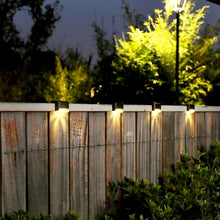 4-Piece Solar Waterproof Garden, Stair & Railing Lights