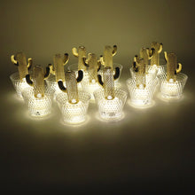Decorative Cactus Shape LED Tealight Candles (12 Pc)