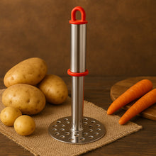 Stainless Steel Potato Masher with Ergonomic Handle (17cm / 1 Pc)