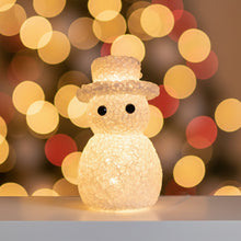 Snowman-Shaped Decorative LED Night Lamp (1 Pc)