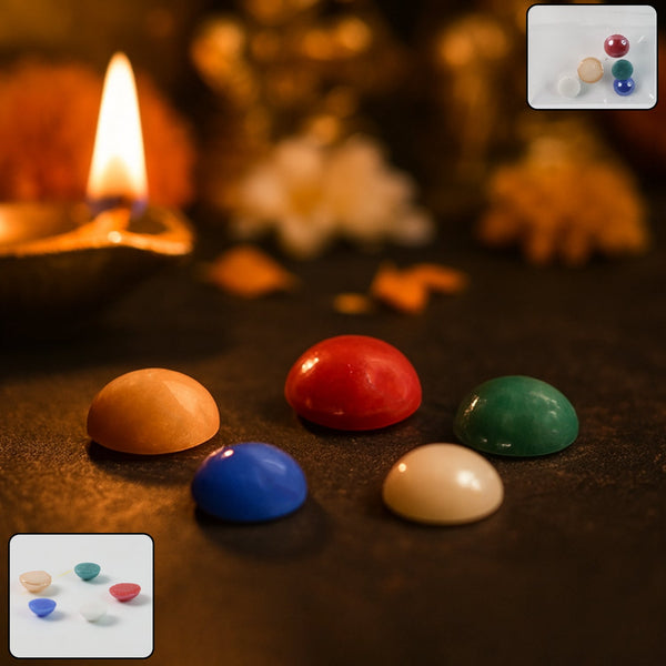 Premium Panch Ratna Stone - 5 Pc Set