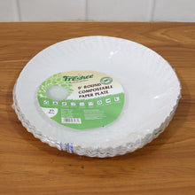 Freshee 9 Inch Round Compostable Paper Plate – 25 Pcs Pack
