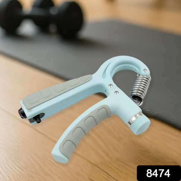 Gym Fitness Hand Grip Adjustable Finger Heavy Exerciser Strengthener 1 Pc