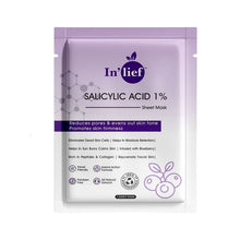 In’lief Salicylic Acid 1% Clarifying & Pore-Refining Facial Sheet Mask (1 Pc)