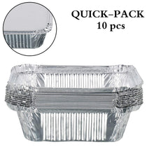 Freshee Aluminium Food Container with Lid — 450 ml — 10 Pc