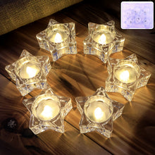 Flameless Star-Shaped LED Candles