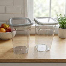 Plastic Multipurpose Kitchen Storage / fridge Container (1200 ML, 6 Pc)